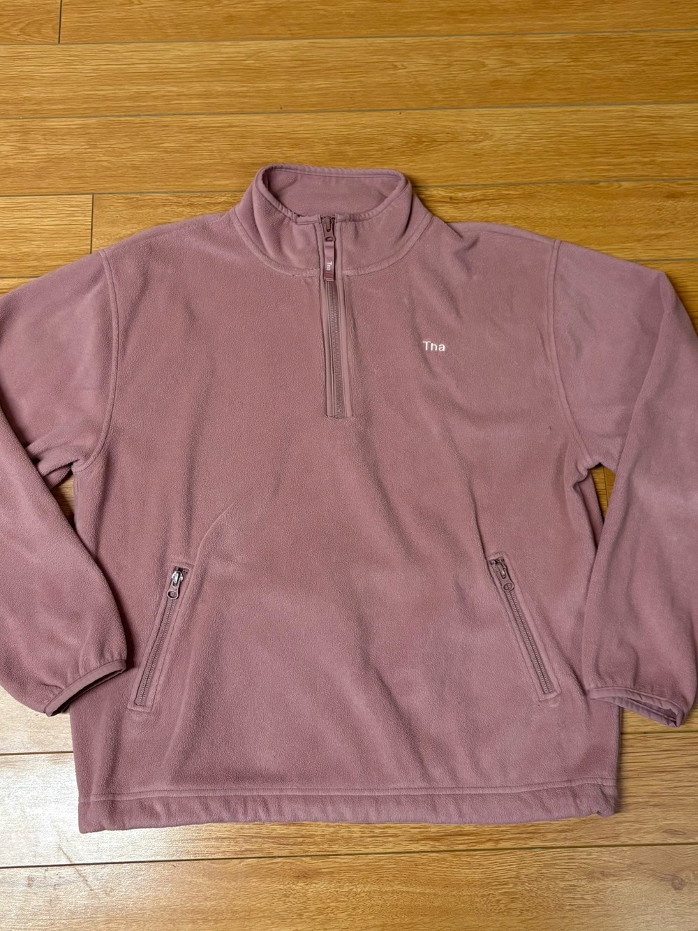 TNA Quarter-Zip Fleece Pullover - Dusty Rose
